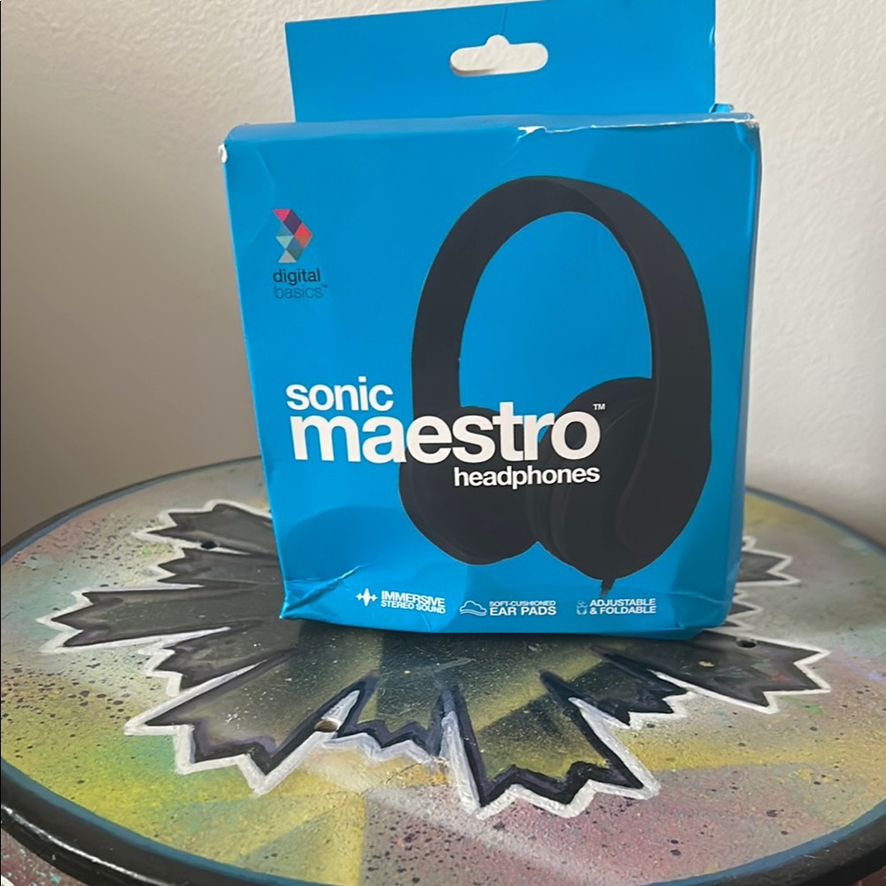 Black On-Ear Headphones